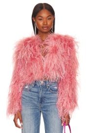 Bubish Lara Feather Jacket at Revolve