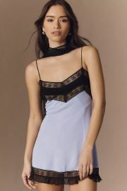 Buci Nyc Waterlily Silk Mini Dress at Anthropologie