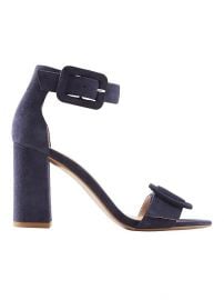 Buckle Block-Heel Sandal  Banana Republic at Banana Republic