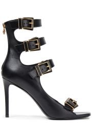 Buckled leather sandals at The Outnet