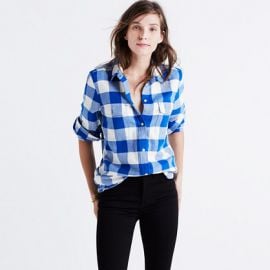 Buffalo check ex boyfriend Shirt at Madewell