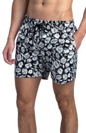 Bugatchi Floral Swim Trunks at Nordstrom