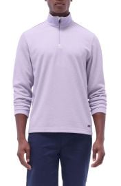 Bugatchi Quarter Zip Performance Pullover at Nordstrom