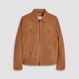Bugatchi Suede Trucker Jacket at Bugatchi