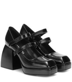 Bulla Babies Leather Pumps  Nodaleto - at Mytheresa