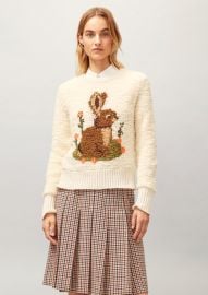 Bunny Intarsia Sweater by Tory Burch at Tory Burch