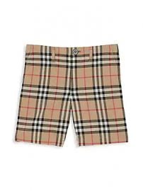 Burberry - Little Boy  039 s  amp  Boy  039 s Tristen Woven Cotton Check Shorts at Saks Fifth Avenue