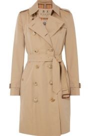 Burberry - The Chelsea cotton-gabardine trench coat at Net A Porter