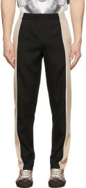 Burberry Beige  Black Merrick Lounge Pants at ssense