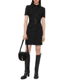 Burberry Bridget Trench Wool Dress Bloomingdale39s at Bloomingdales