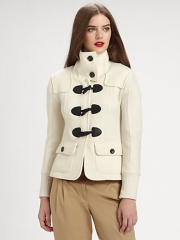 Burberry Brit - Merino Wool Toggle Jacket at Saks Fifth Avenue