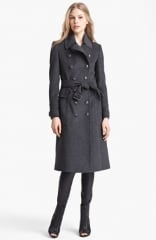 Burberry Brit Sheeran Wool andamp Cashmere Trench Coat at Nordstrom