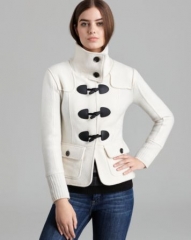 Burberry Brit Toggle Zip Sweater Jacket at Bloomingdales