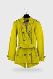 Burberry Burberry Brit Chartreuse Mini Trench at Grailed