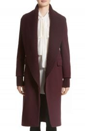 Burberry Cairndale Knit Trim Cashmere Coat at Nordstrom