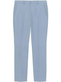 Burberry Classic Fit Wool Tailored Trousers - Farfetch at Farfetch