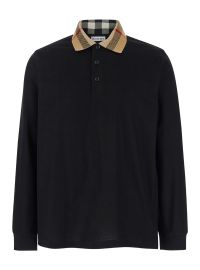 Burberry Cody Longsleeve Polo at Cettire