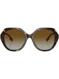 Burberry Eyewear Vanessa Tortoiseshell Sunglasses - at Farfetch