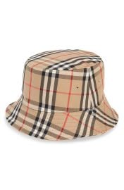 Burberry Heavy Check Bucket Hat in Archive Beige  at Nordstrom