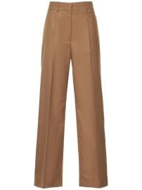 Burberry Jane wide tailored wool pants at Luisaviaroma