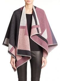 Burberry London - WoolCashmere Plaid Cape at Saks Fifth Avenue