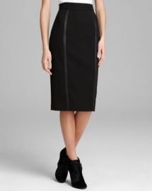 Burberry London Skirt - Pencil with Black Zipper Detail at Bloomingdales