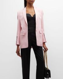 Burberry Loulou Single-Breasted Blazer at Neiman Marcus