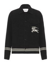 Burberry Striped Pocket Jacket in Brisk FWRD at FWRD