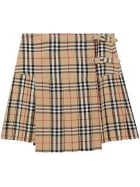 Burberry Vintage Check Kilt Neutrals at Farfetch