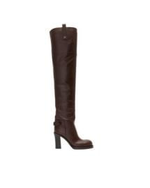 Burberry Women39s Leather Cavalier Thigh-high Heel Boots Bloomingdale39s at Bloomingdales