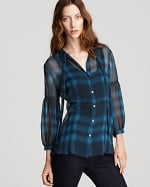 Burberry plaid shirt from Bloomingdales at Bloomingdales