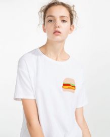 Burger T-shirt at Zara