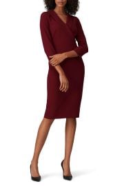 Burgundy Effie Sheath by LK Bennett Rent the Runway at Rent the Runway
