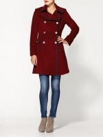 Burgundy coat by Pink Martini at Piperlime