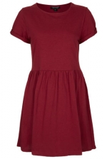 Burgundy dress at Topshop at Topshop