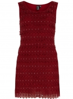 Burgundy mini dress from Dorothy Perkins at Dorothy Perkins