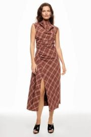 Burke Draped Dress by SIMKHAI Rent the Runway at Rent the Runway