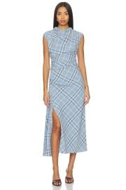 Burke Draped Midi Dress at Revolve