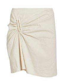 Burke Linen Mini Skirt by ALC at Intermix