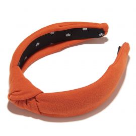 Burnt Orange Jersey Headband by Lele Sadoughi at Lele Sadoughi