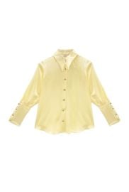 Buru x Old Soul Etiquette Skipper Blouse - Butter Satin BURU at Buru
