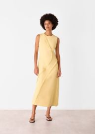 Butter Deana Textured Detail Dress WHISTLES Whistles US at Whistles