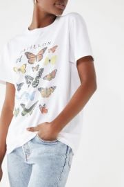 Butterfly Crew Neck Tee at Urban Outfitters