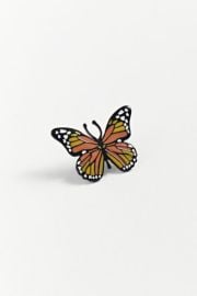 Butterfly Enamel Pin at Urban Outfitters