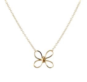 Butterfly Twist Necklace at Peggy Li