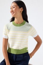 Button Detail Short Sleeve Knit at Rent the Runway