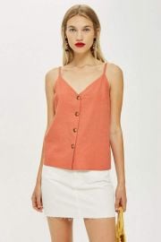 Button Down Cami Top by Topshop at Topshop