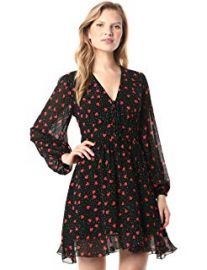 Button-Down Dress in a Heart Print at Amazon