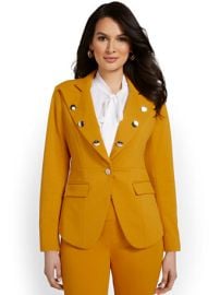 Button-Lapel Jacket - Superflex at New York & Company