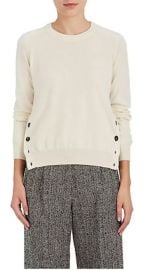 Button-Vent Cashmere Sweater by Barney\'s New York at Barneys